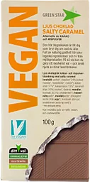 Choklad Ljus Salty Caramel Vegan Ekologisk 100g Greenstar