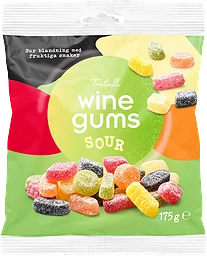 Vingummin Sour 175g Treatville