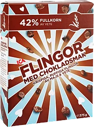 Flingor med Chokladsmak 375g ICA