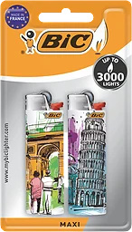 Maxi Motiv Tändare 2-p Bic