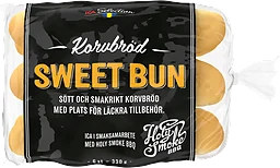 Korvbröd Sweet bun 330g ICA Selection