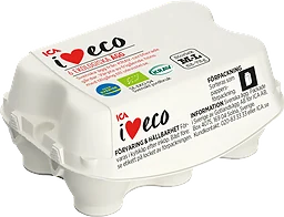 Ägg Frigående M/L KRAV 6-p ICA I love eco