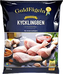 Kycklingben Fryst 1kg Guldfågeln