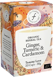 Örtte Ginger, Turmeric & Cardamom Ekologisk 36g Fredsted