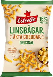 Linsbågar Äkta Cheddar 125g Estrella