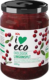 Lingonsylt 400g KRAV ICA I love eco
