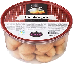 Finskorpor kardemumma 350g Gille
