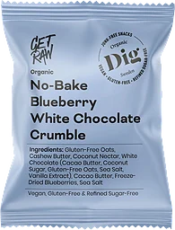 Bar No-Bake White Chocolate Blueberry Crumble 35g Get Raw