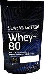 Proteinpulver Whey-80 Chocolate 1kg Star Nutrition