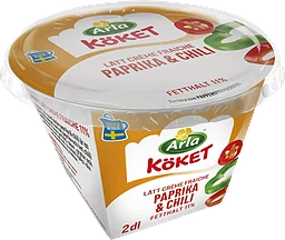 Lätt Crème fraiche Paprika & chili 13% 2dl Arla Köket®