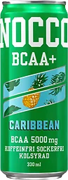 Funktionsdryck BCAA Caribbean Koffeinfri Sockerfri 33cl Nocco