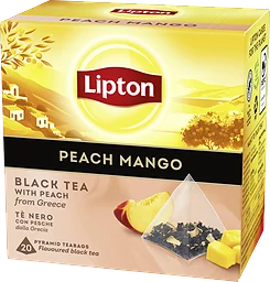 Svart te Peach mango 20-pack