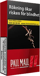 Original Red 100s 20-p Pall Mall