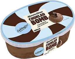 Glass Chokladbomb Laktosfri 1000ml Alvestaglass