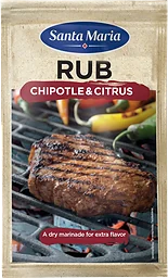 BBQ Rub Chipotle & citrus 22g Santa Maria