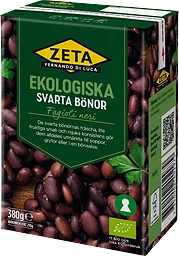 Bönor Svarta  Ekologisk 380g Zeta