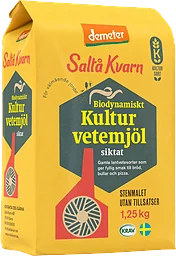 Vetemjöl Biodynamiskt Kulturvetemjöl siktat 1,25kg Saltå Kvarn