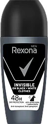 Deodorant 48h Roll On Invisible On Black & White 50ml Rexona