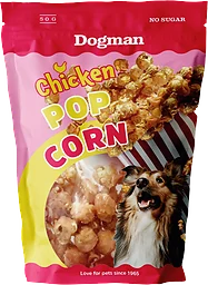 Hundsnacks Chicken Popcorn 50g Dogman