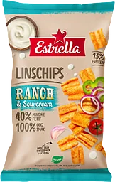 Linschips Ranch & Sourcream 110g Estrella