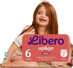 Byxblöjor Up&Go Strl 6 13-20kg 27-p Libero