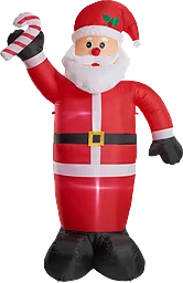 Jultomte uppblåsbar m/8 LED Day