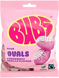 Godispåse Sura Ovals Jordgubb Vanilj 90g Bubs