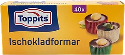 Ischokladformar 40st Toppits