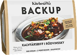 Kalvfärsbiff I Rödvinssky 500g Kitchenwiz Backup