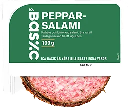 Pepparsalami 100g ICA Basic