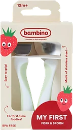 Bestick Äta själv Blandade färger 6m+ Bambino