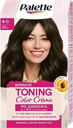 Hårtoning 4-0 Dark Brown 1-p Palette