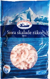 Räkor Stora Skalade 600g Polar Seafood