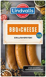 Kryddkorv BBQ Cheese Riktig Korv 70% Kötthalt 270g Lindvalls