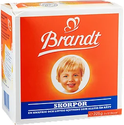 Skorpor 225g Brandt
