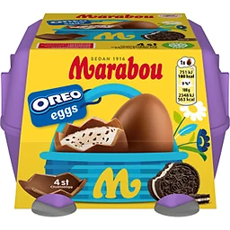 Chokladägg Oreo 128g 4-p Marabou