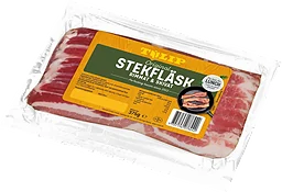 Stekfläsk Rimmat och Skivat 375g Tulip