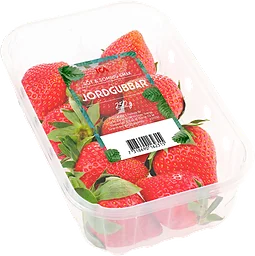 Jordgubbar 250g ICA Klass 1
