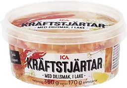 Kräftstjärtar i lake 170g ICA