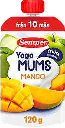 Yogo mums Mango & äpple Från 1år 120g Semper
