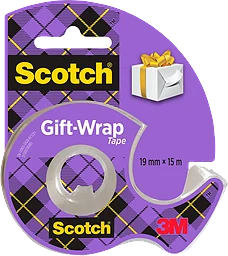 Tejp Scotch Giftwrap m hållare