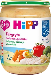 Fiskgryta Pasta Och Grönsaker Från 6 Månader