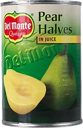 Päronhalvor i juice 415g Del Monte