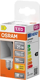 Led Klotlampa 250lm E27 25w Warm White