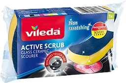 Glaskeramiksvamp Active scrub Vileda