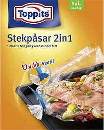Stekpåsar 5kg 5-p Toppits
