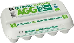 Ägg 15p Eko Ekologisk Produktion Medium