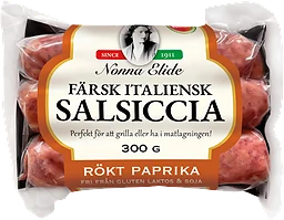 Färsk korv Salsiccia rökt paprika 300g Nonna Elide