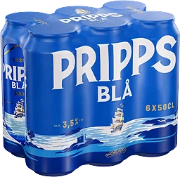 Öl 3,5% 50cl 6-p Pripps Blå