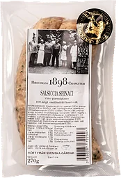 Kryddkorv Salsiccia Spinaci Vino parmigiano 270g Hirschmans Charkuteri